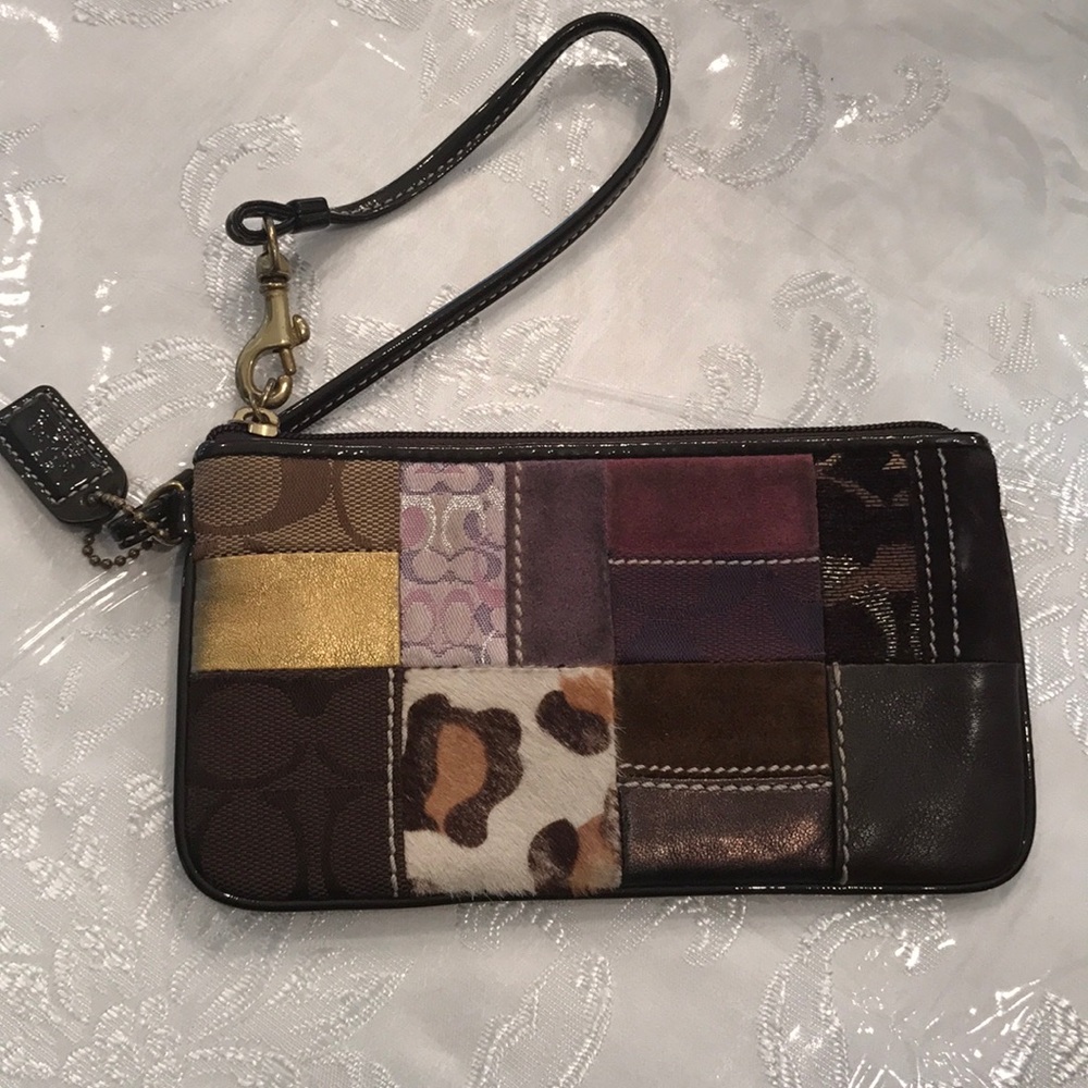Coach wristlet, checkered different designs
